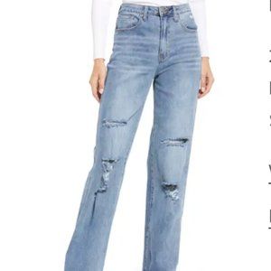 BP. Wide Leg Ripped Jeans